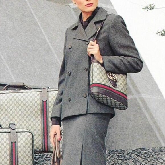 Gucci, Double Breasted Italian Wool Tailored Blazer Jacket - Picture 3 of 16